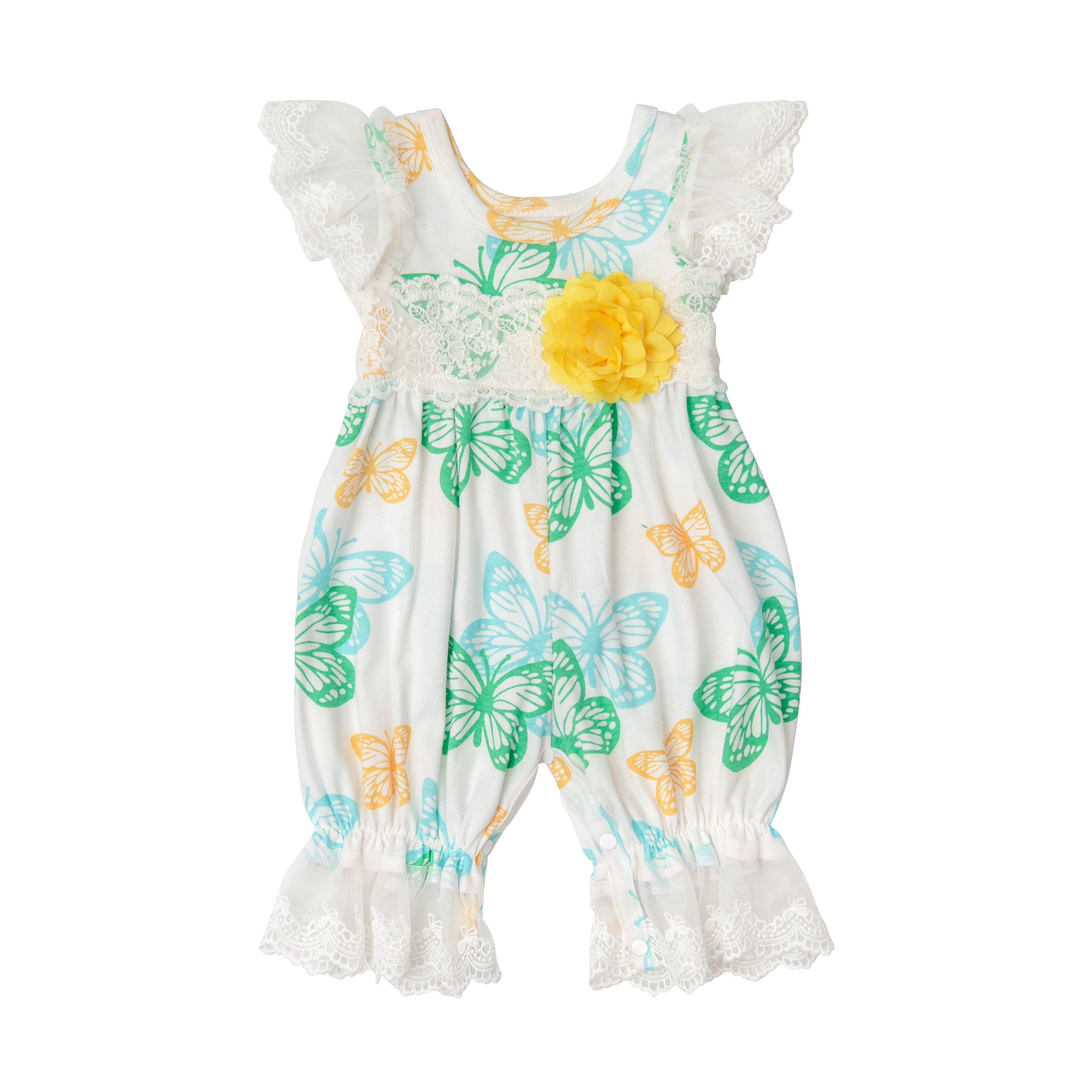 Buy Spring Special Butterfly Baby Romper Online - Haute Baby