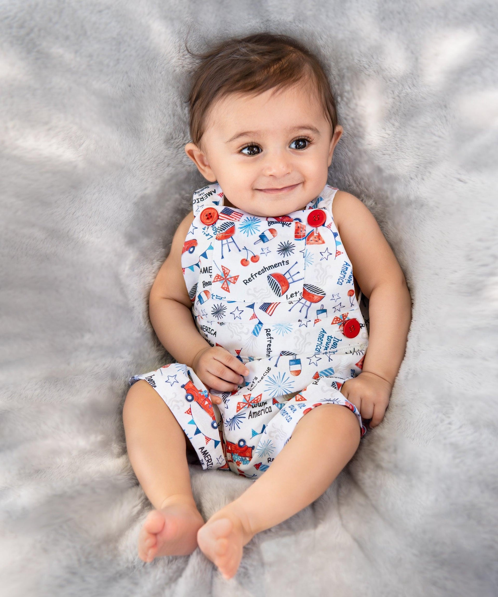 Buy Stars and Stripes Romper for Newborns and Toddlers 