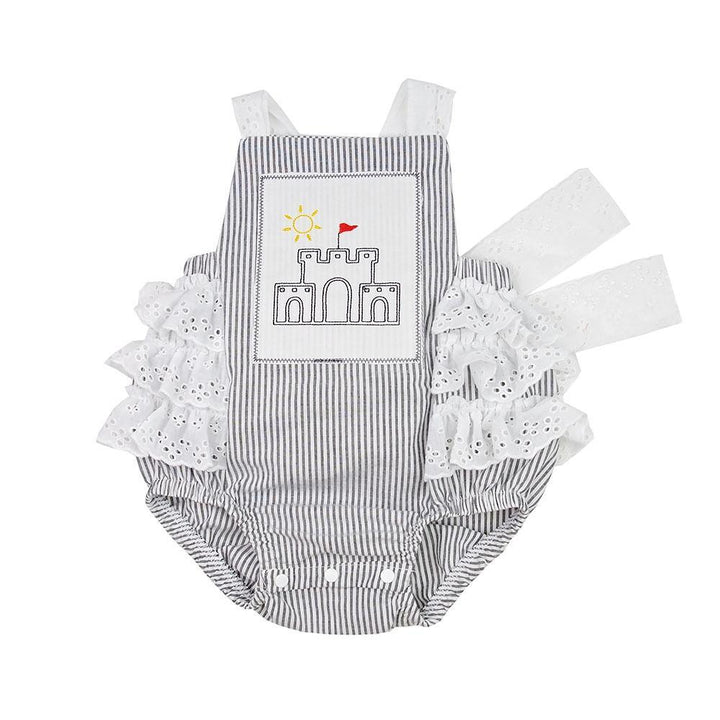 Buy Summer Time Infant Toddler Girls Sunsuit Online - Haute Baby