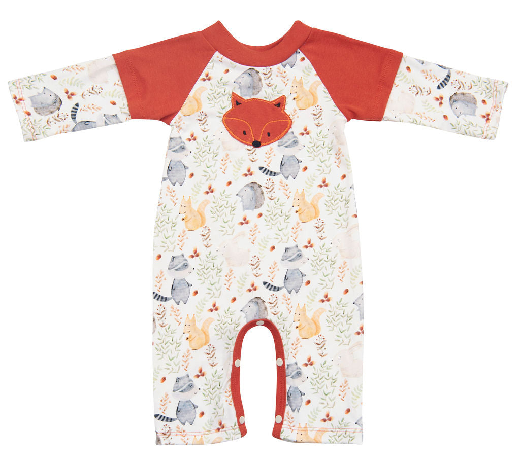 Haute Baby Forest Friends Romper