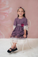 Load image into Gallery viewer, Haute Baby Violet Field Dress
