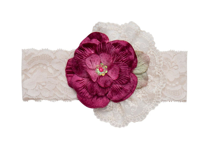 Haute Baby Violet Field Headband