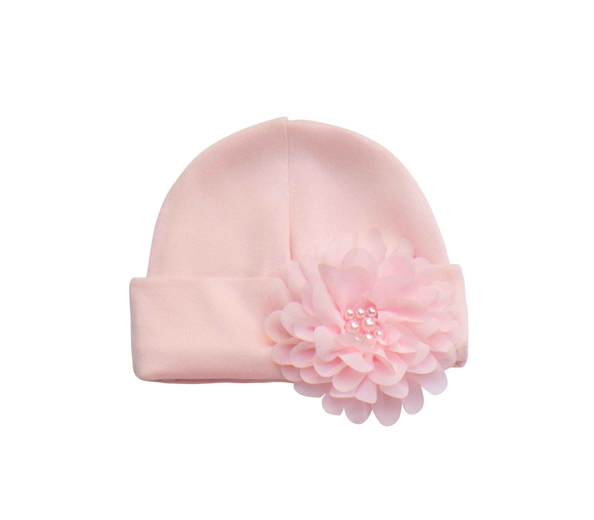 Chic Petit Baby Girls Flap Cap