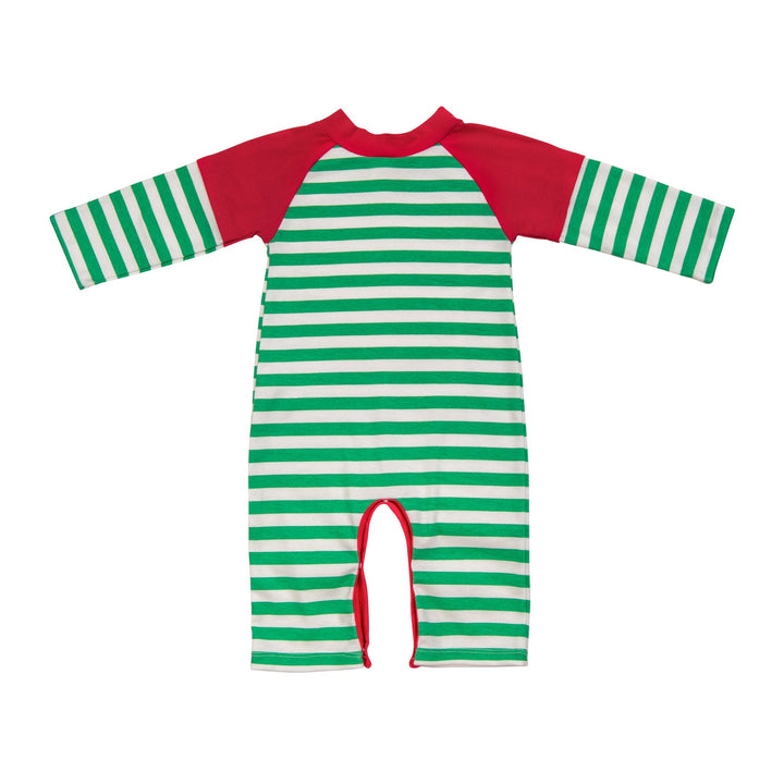 Santa's Helper Boy Romper Dress