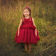 Load image into Gallery viewer, Exclusive Haute Baby Holiday Day Red Dress
