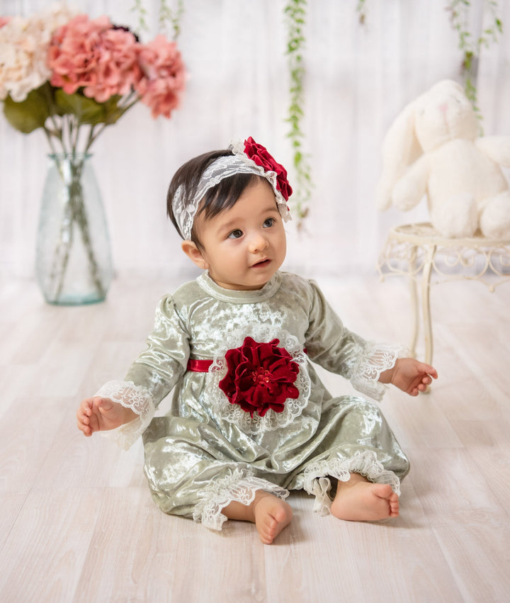 Haute Baby Evelyn Romper Dress
