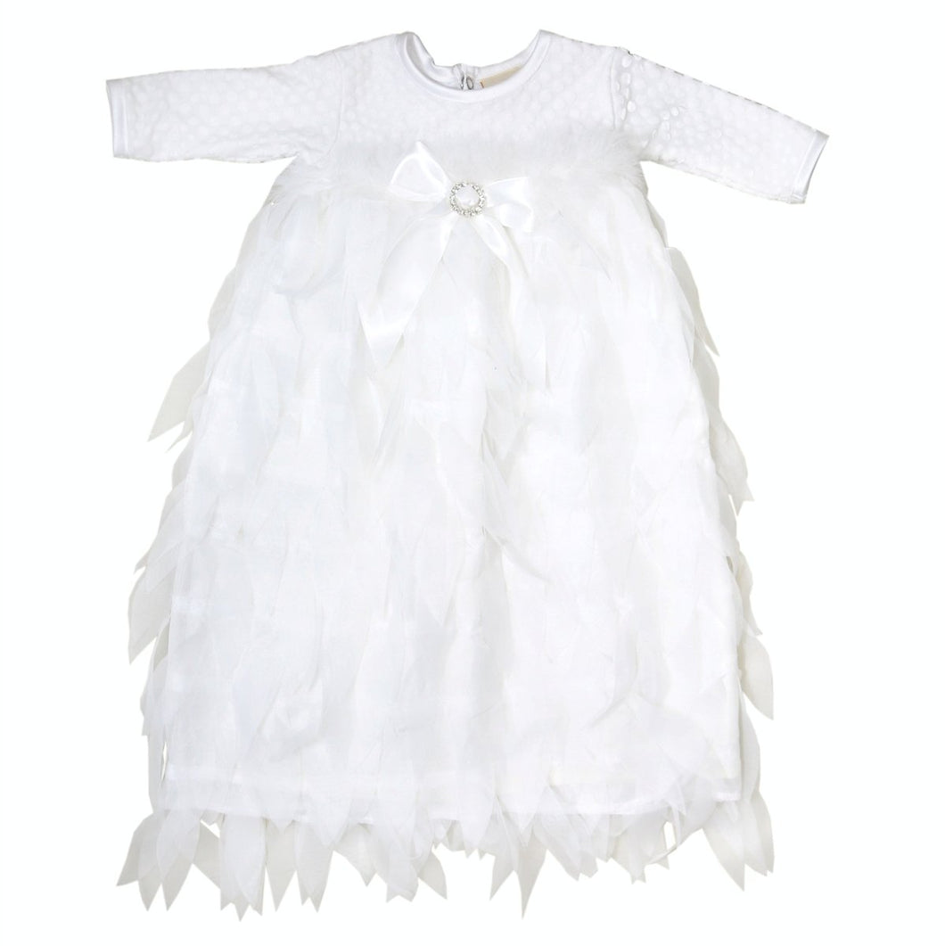Haute Baby Swan Lake Newborn Girls Gown