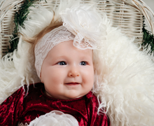 Load image into Gallery viewer, Haute Baby Victoria Headband for Baby Girl
