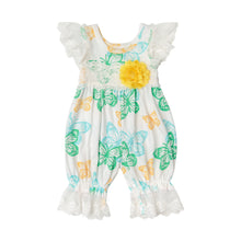 Load image into Gallery viewer, Haute Baby Spring Special Butterfly Baby Romper
