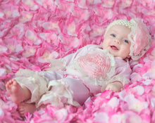 Load image into Gallery viewer, Haute Baby Pink Lullabye Newborn Girls Gown
