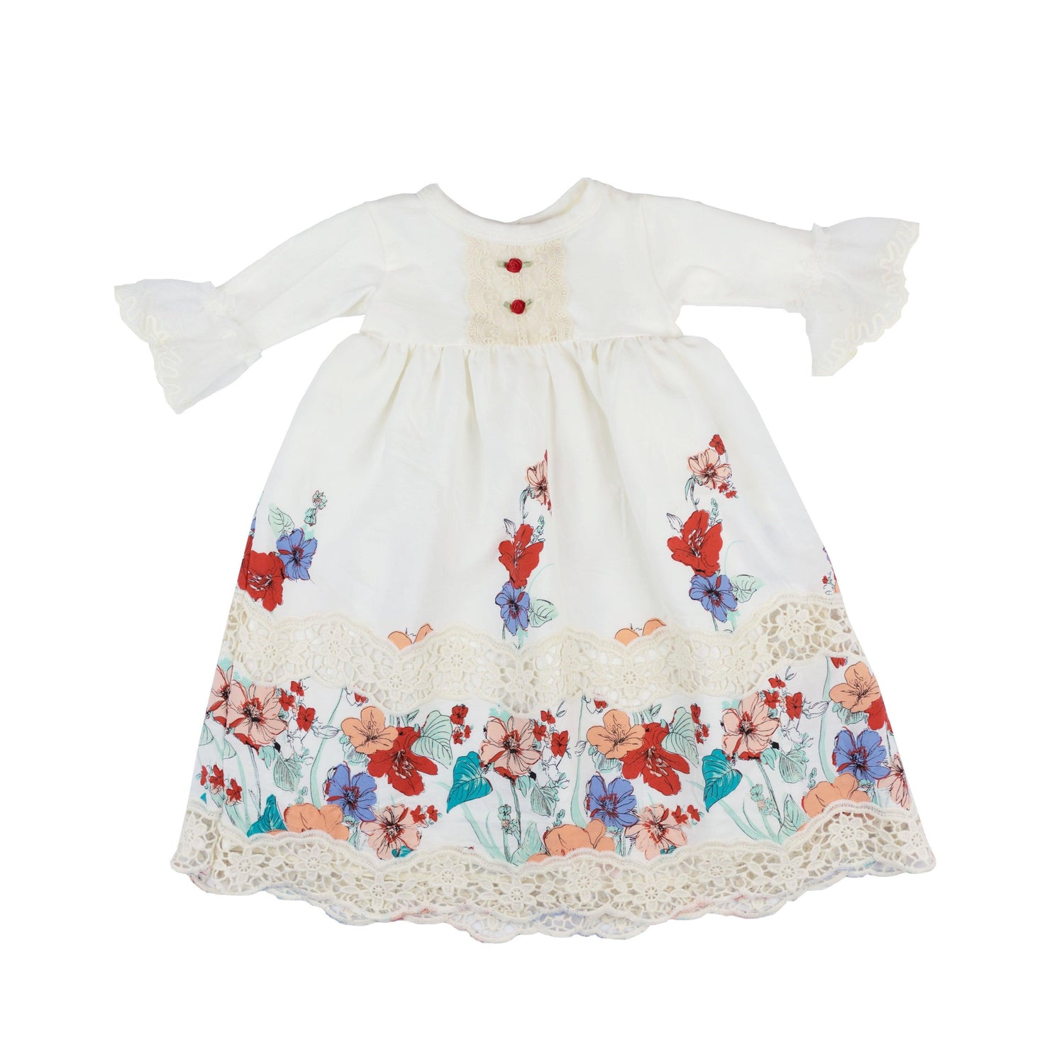 Premium Quality Ella's Bouquet Gown for Baby Girl - Haute Baby