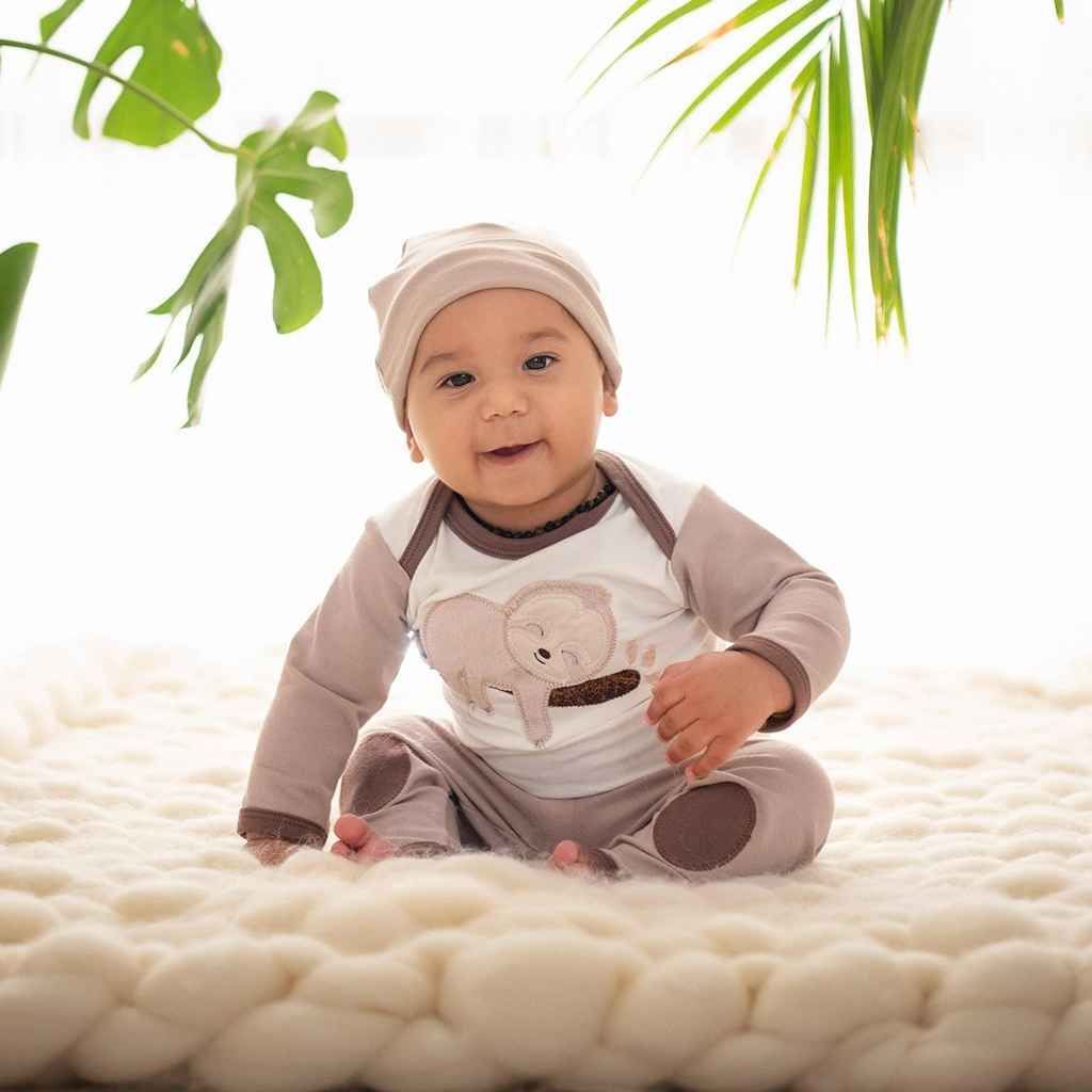 Premium Quality Sleepy Sloth Cap for Newborn Babies 