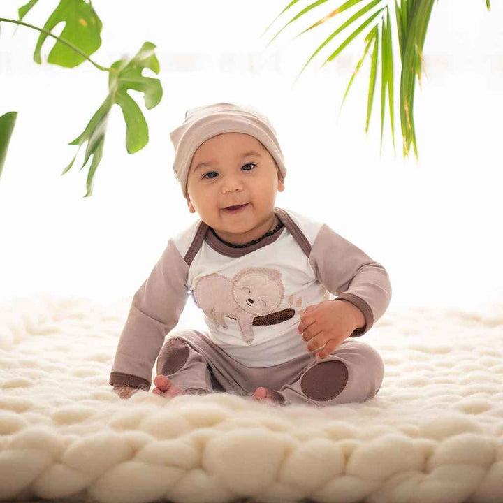 Premium Quality Sleepy Sloth Cap for Newborn Babies 