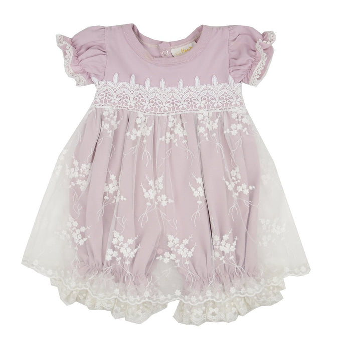Lilac Mist Infant Girls Bubble Dress
