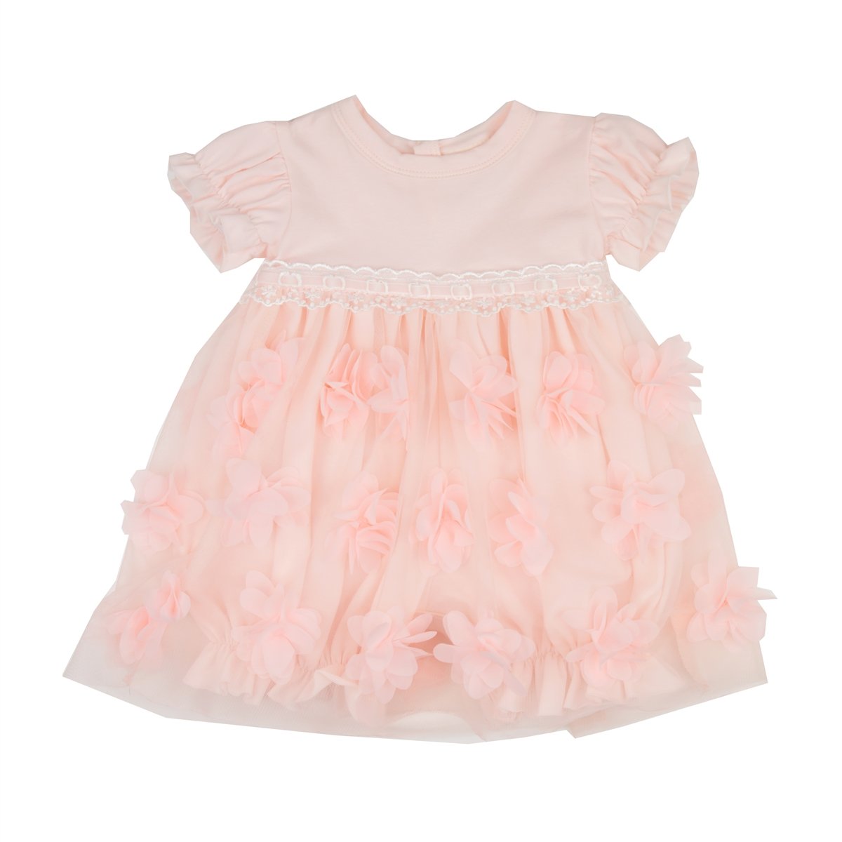 Haute Baby Peach Blossom Infant Girls Bubble Dress