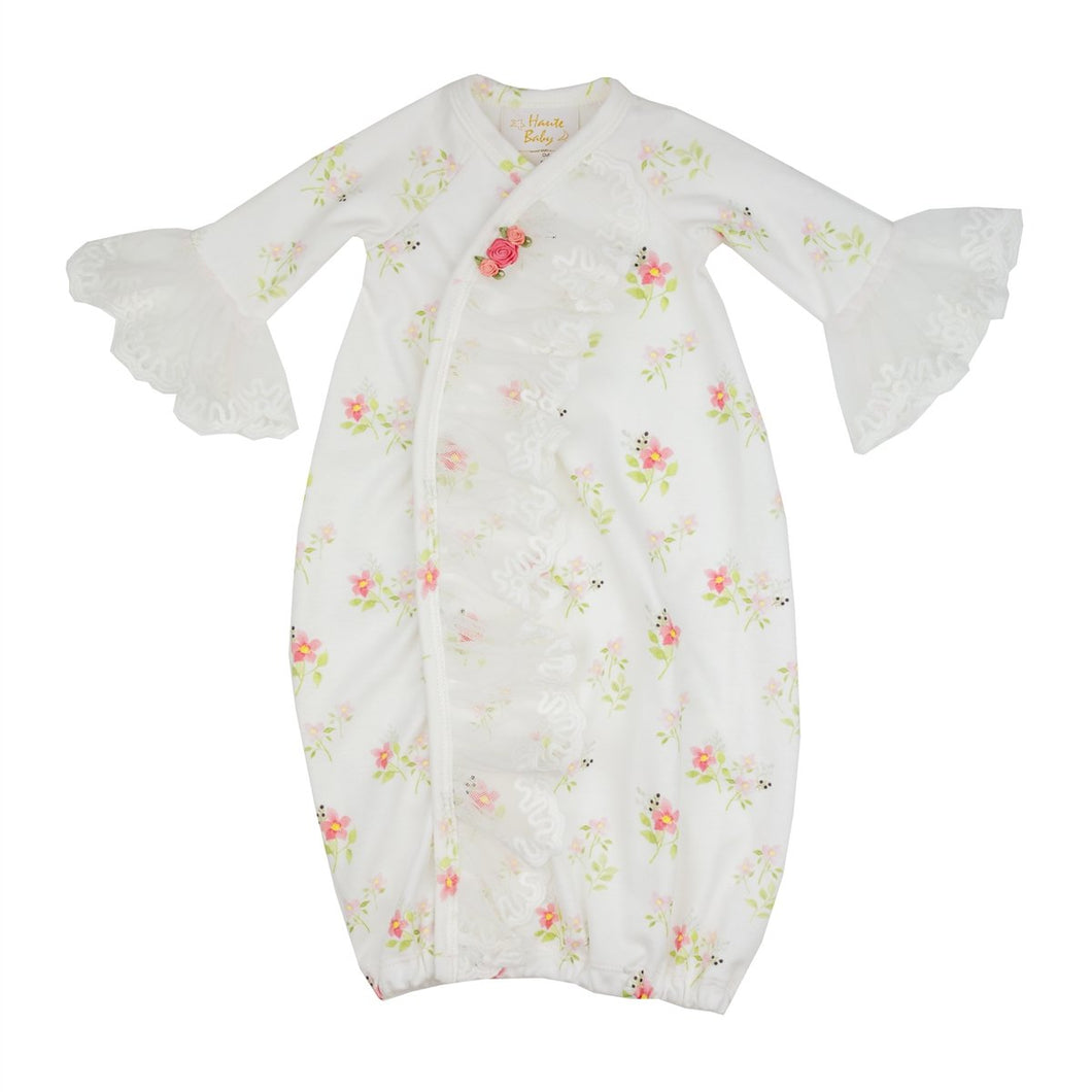 Haute Baby Tiny Petals Take-me-home Girls Gown