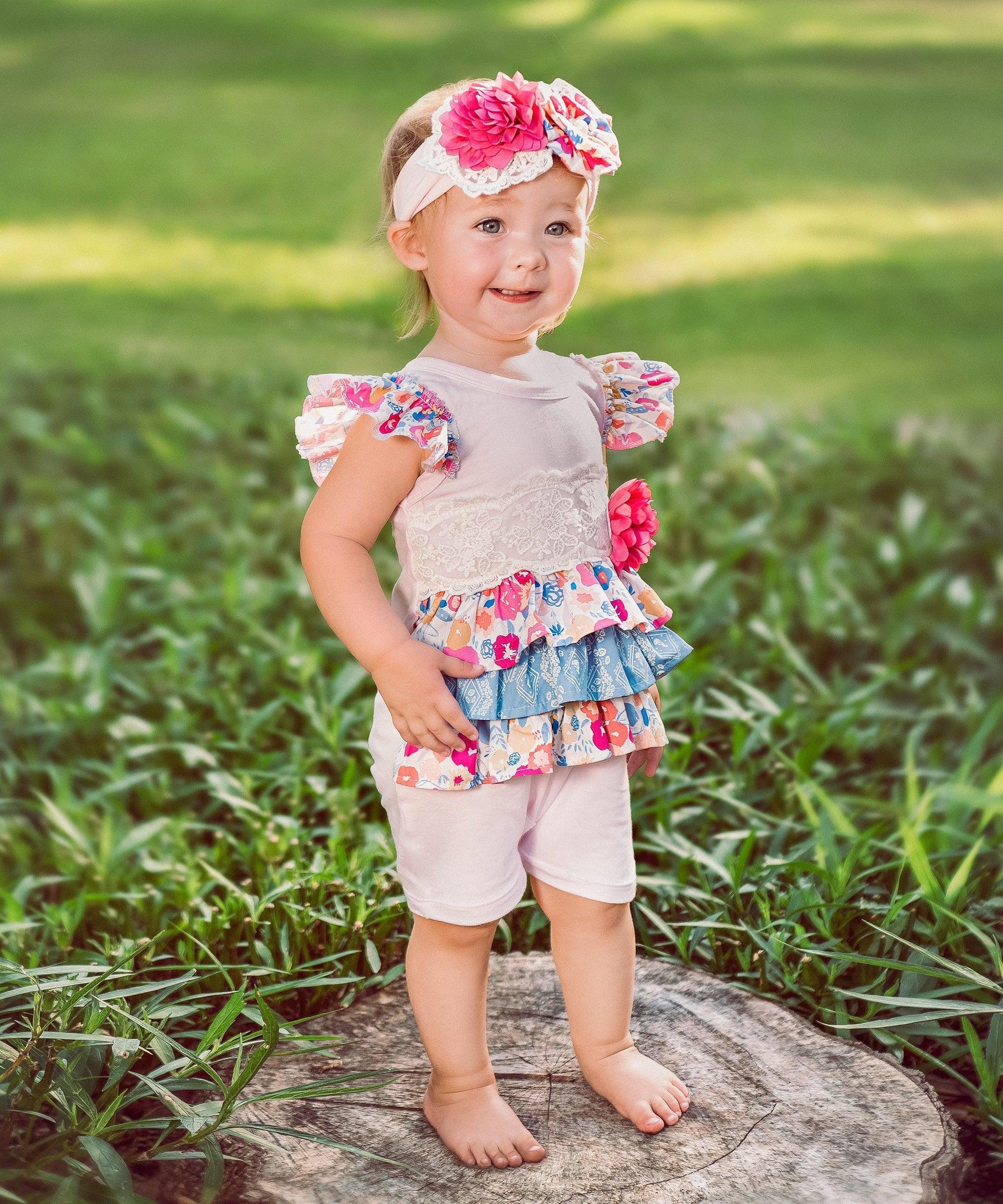 Shop Bandera Blossom Baby Romper for Newborns 
