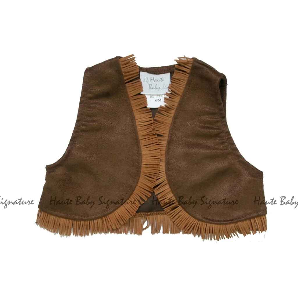 Shop Chuckwagon Gang Infant Toddler Boy Suede Vest - Haute Baby
