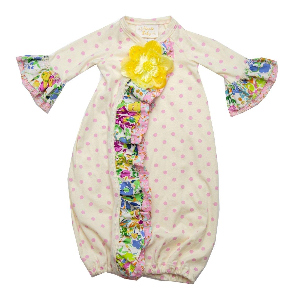 Shop Daisy Bloom Newborn Girls Take Me Home Gown Online - Haute Baby