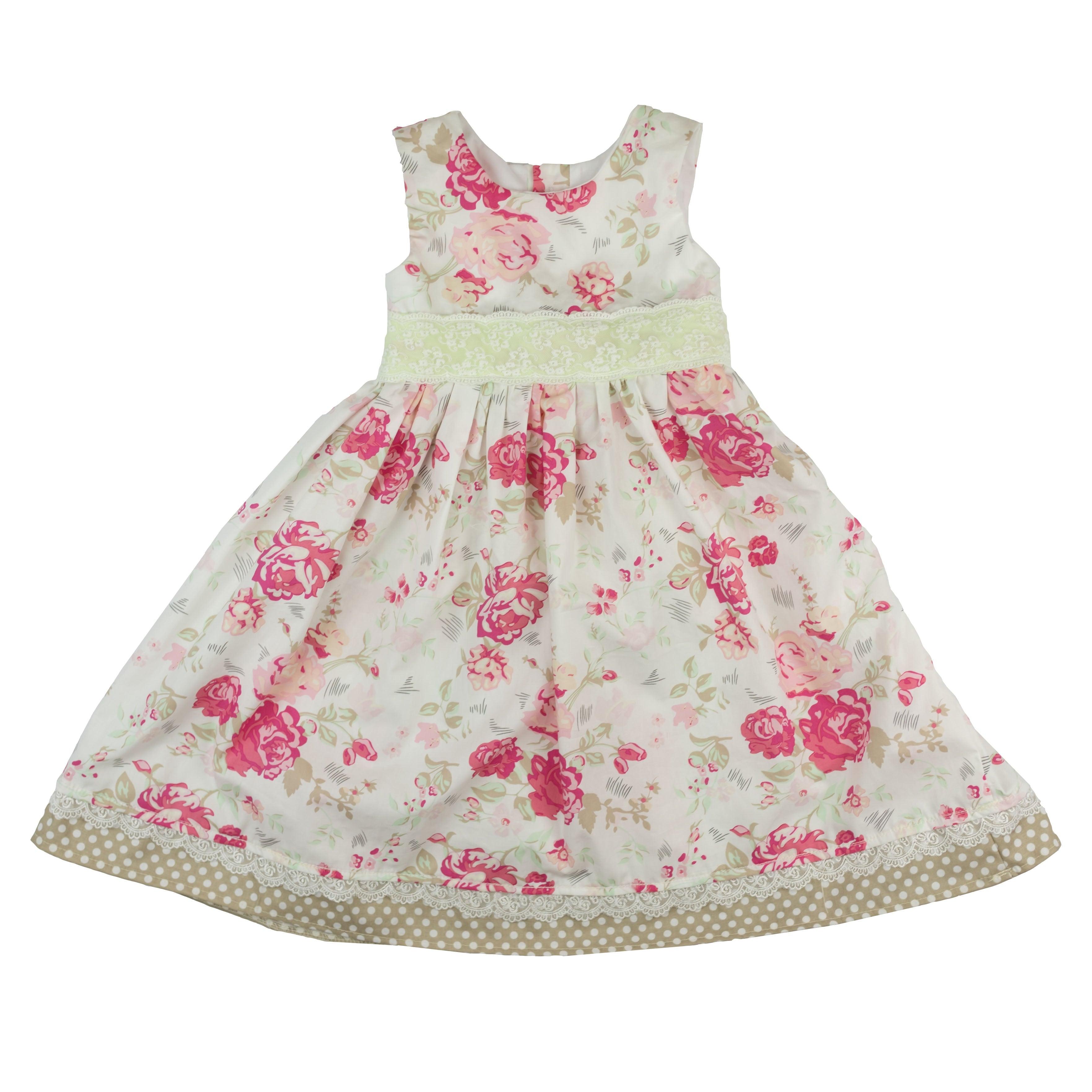 Shop English Rose Dress for Baby Girls Online - Haute Baby
