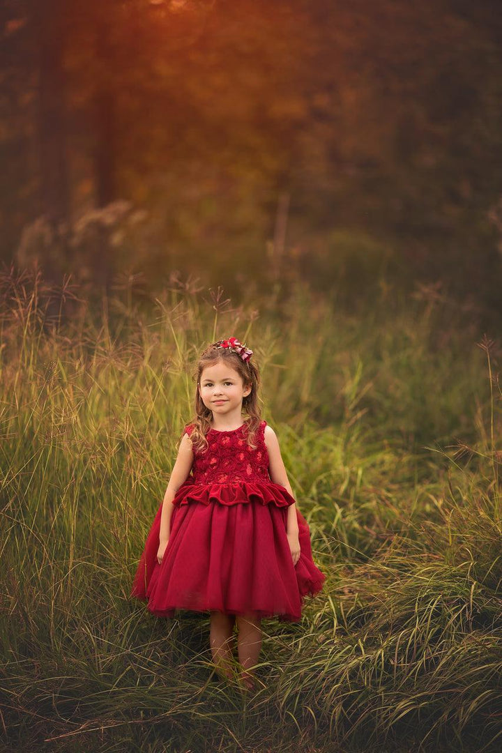 Shop Exclusive Haute Baby Holiday Day Red Dress 