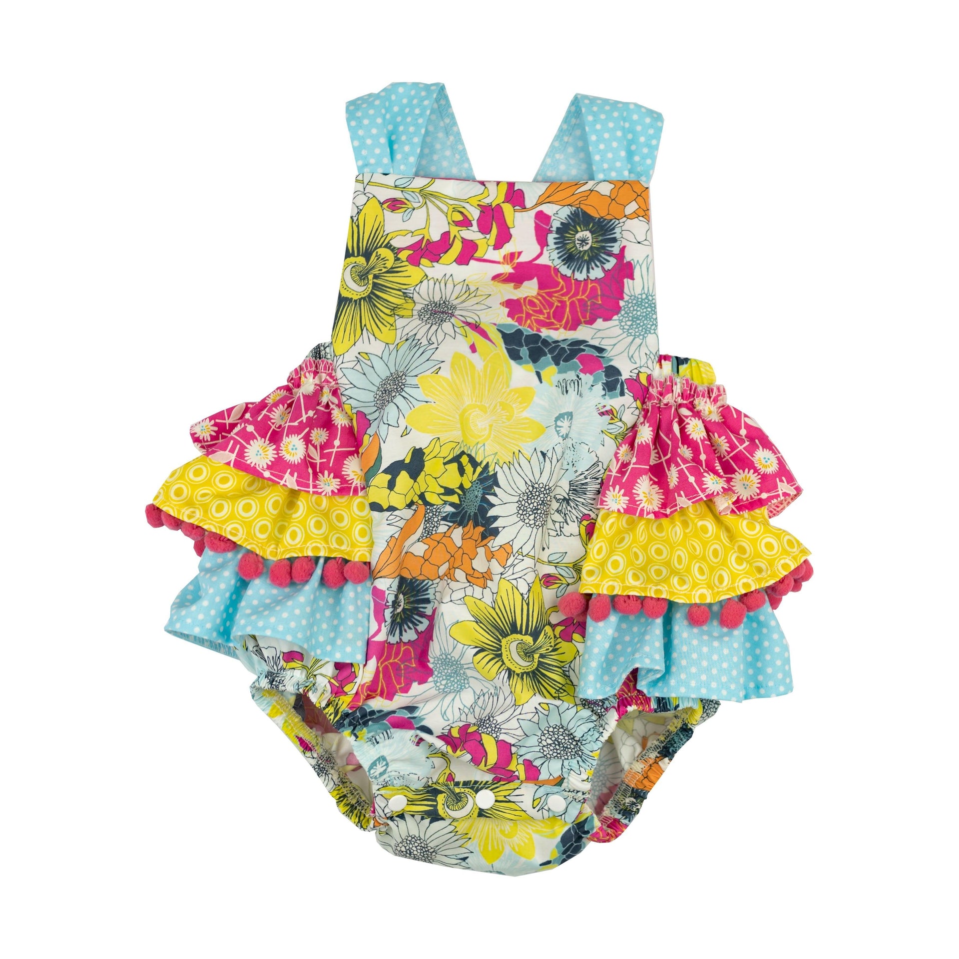 Shop Mystic Garden Sunsuit for Newborns - Haute Baby