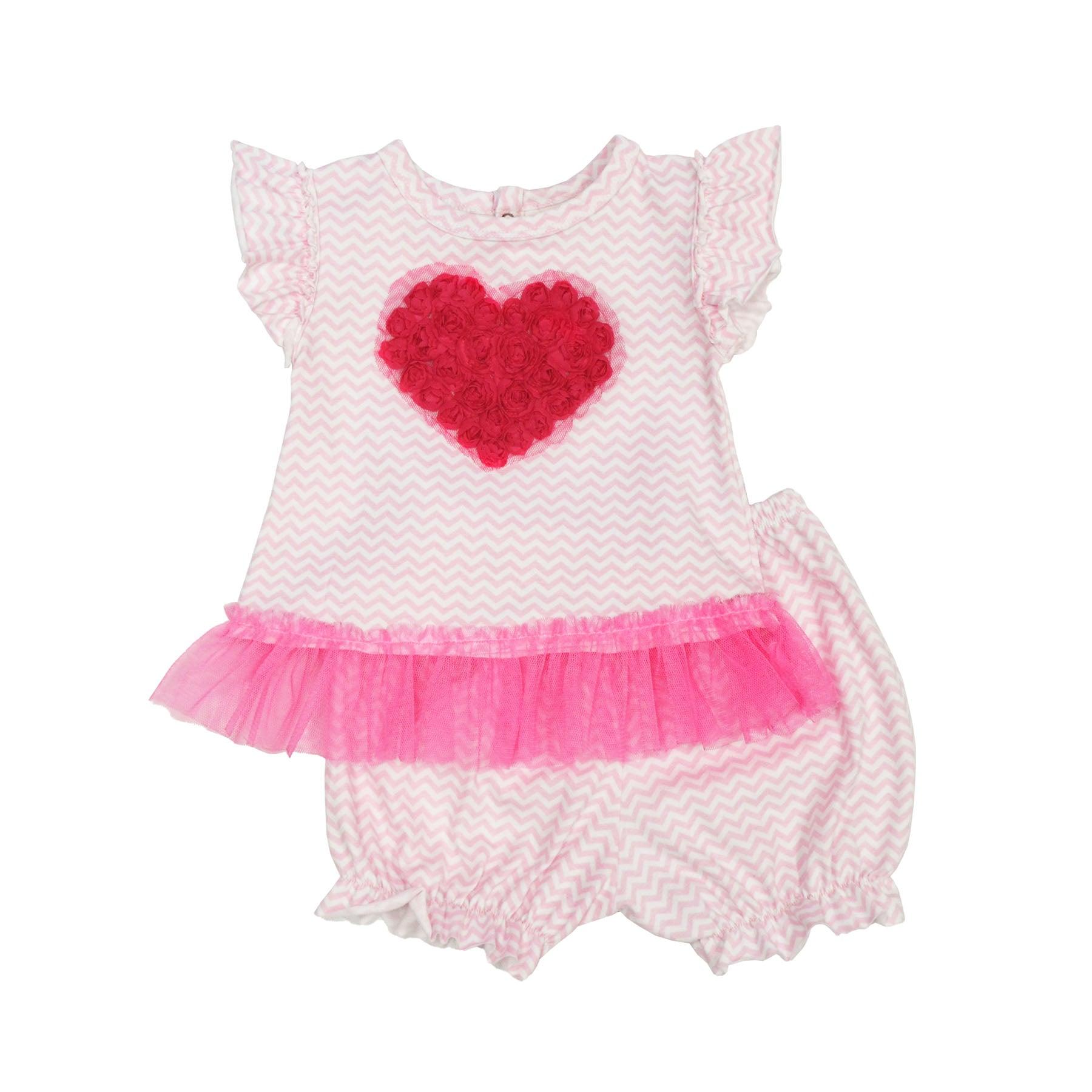 Shop Valentine'S Bloomer Set for Toddlers Online - Haute Baby
