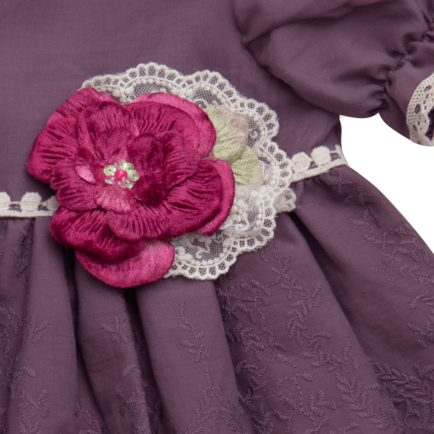 purple newborn dress Shop Violet Field Baby Dress for Baby Girls Online