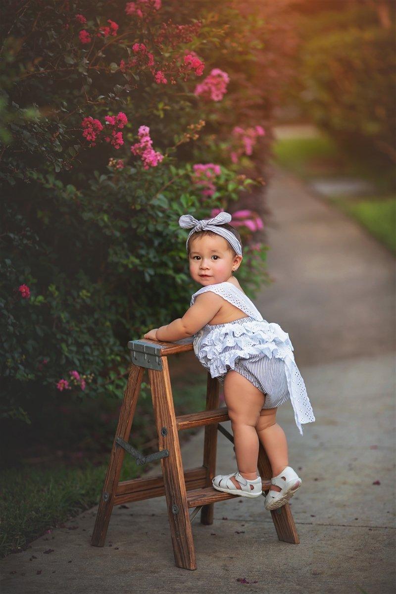 Summer Time Infant Toddler Girls Sunsuit 