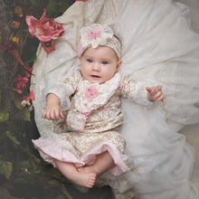 Load image into Gallery viewer, Haute Baby Sweet Pea Infant Baby Girls Criss Cross Set
