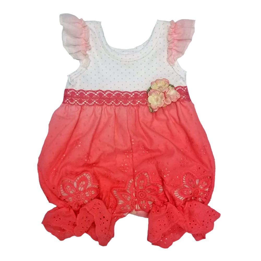 Summer Blooms Infant Girls Bubble