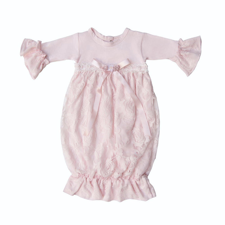 Sweet Rose Baby Girl Home Gown