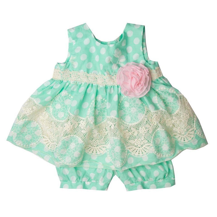 Dainty Dots Little Girls Short Set