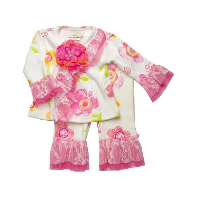 Honey Child Infant Criss Cross Kimono Set